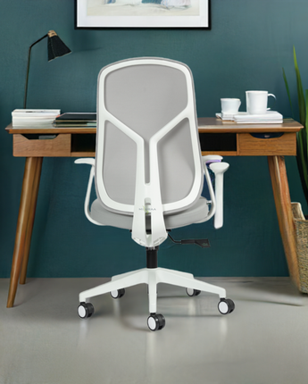 Seattle Mid Back Office & Home Chair (White)