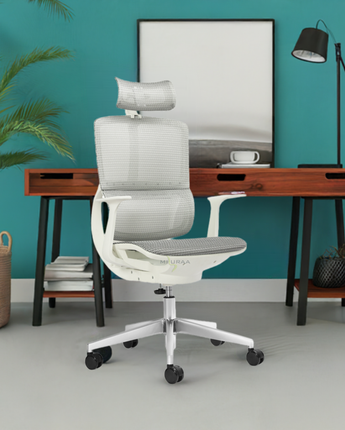 Zurich High Back Office & Home Chair (White)