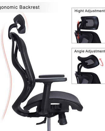 Xenon Black High Back Office Chair