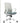 Prague Mid Back Office Chair (White & Blue)